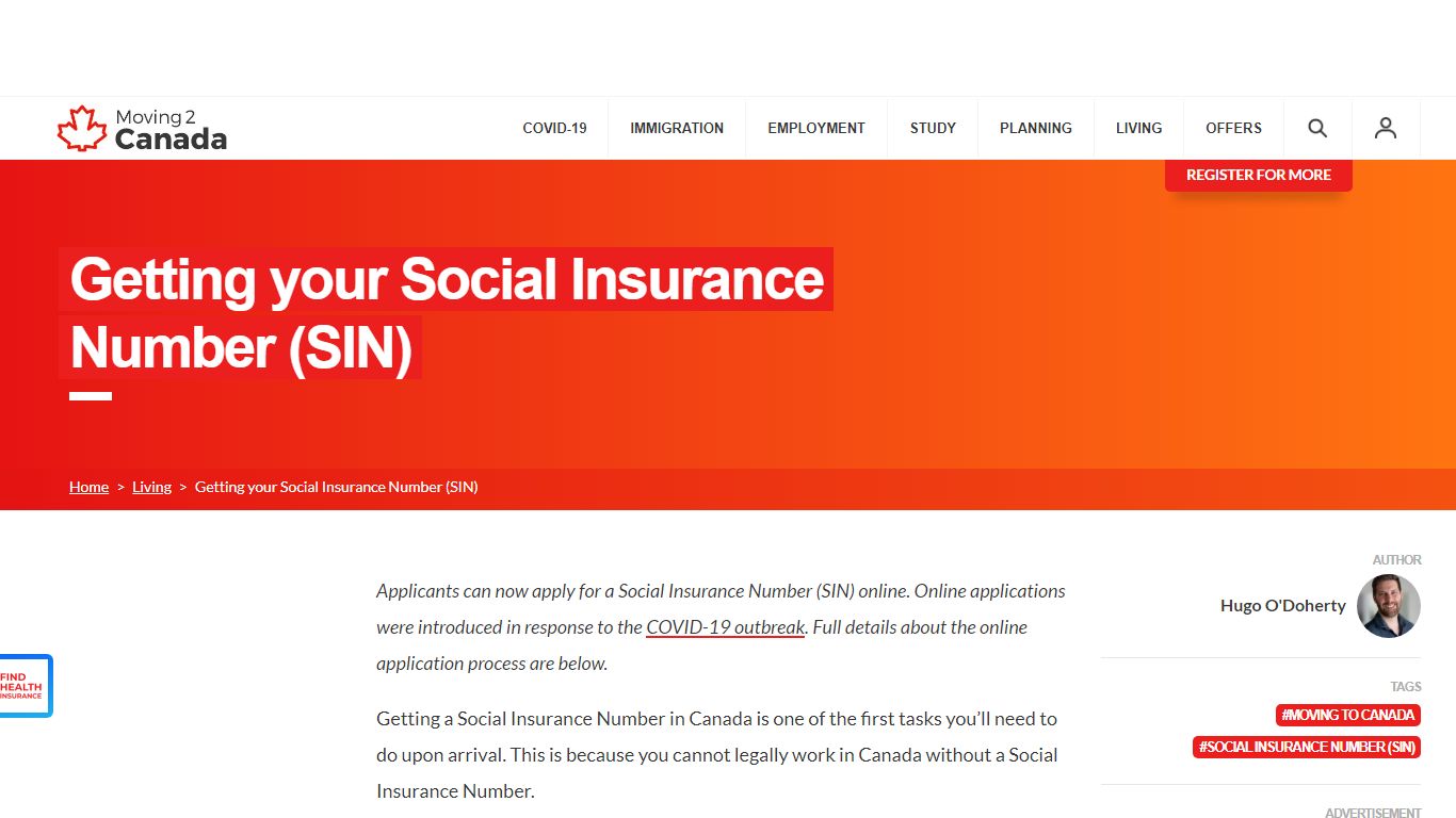 Social Insurance Number in Canada | Moving2Canada